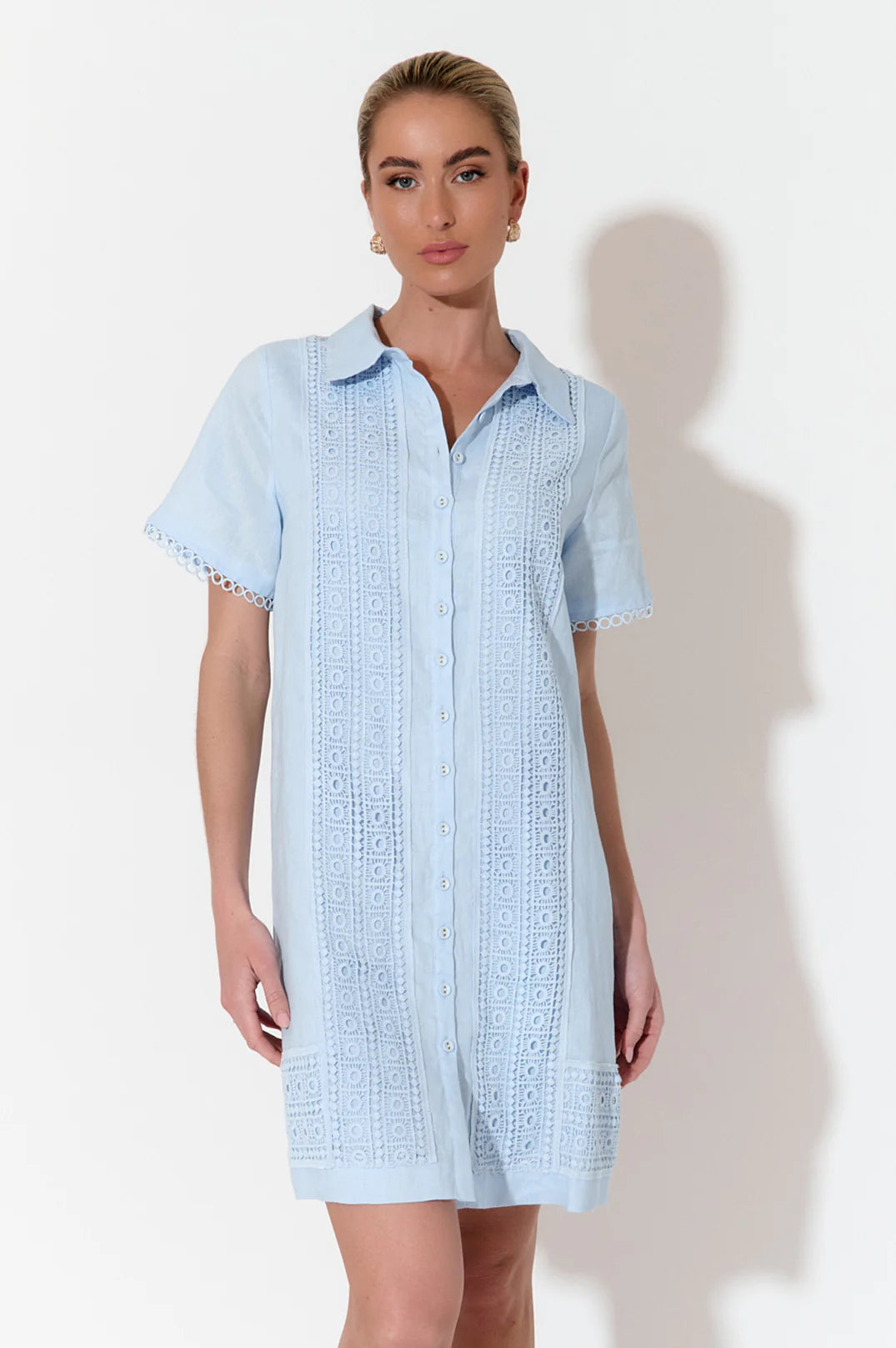 Vanessa Lace Panel Dress
