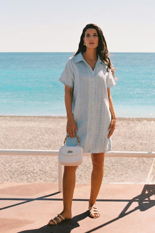 Vanessa Lace Panel Dress