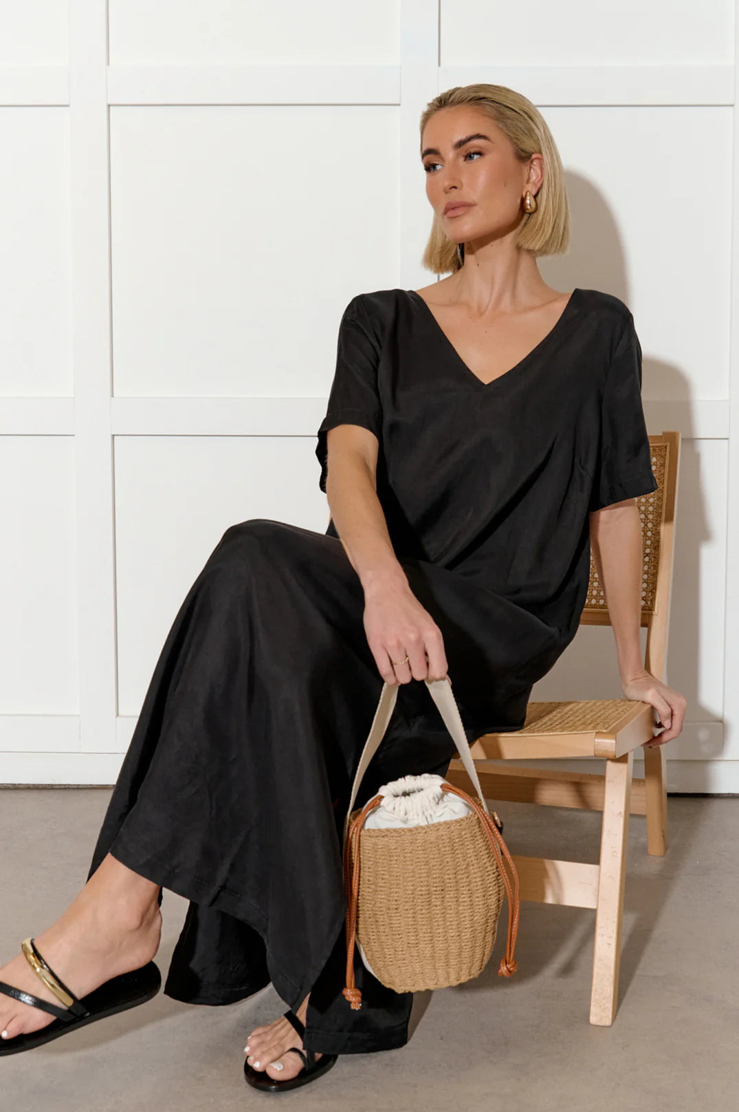 Abigail V Neck Maxi Dress