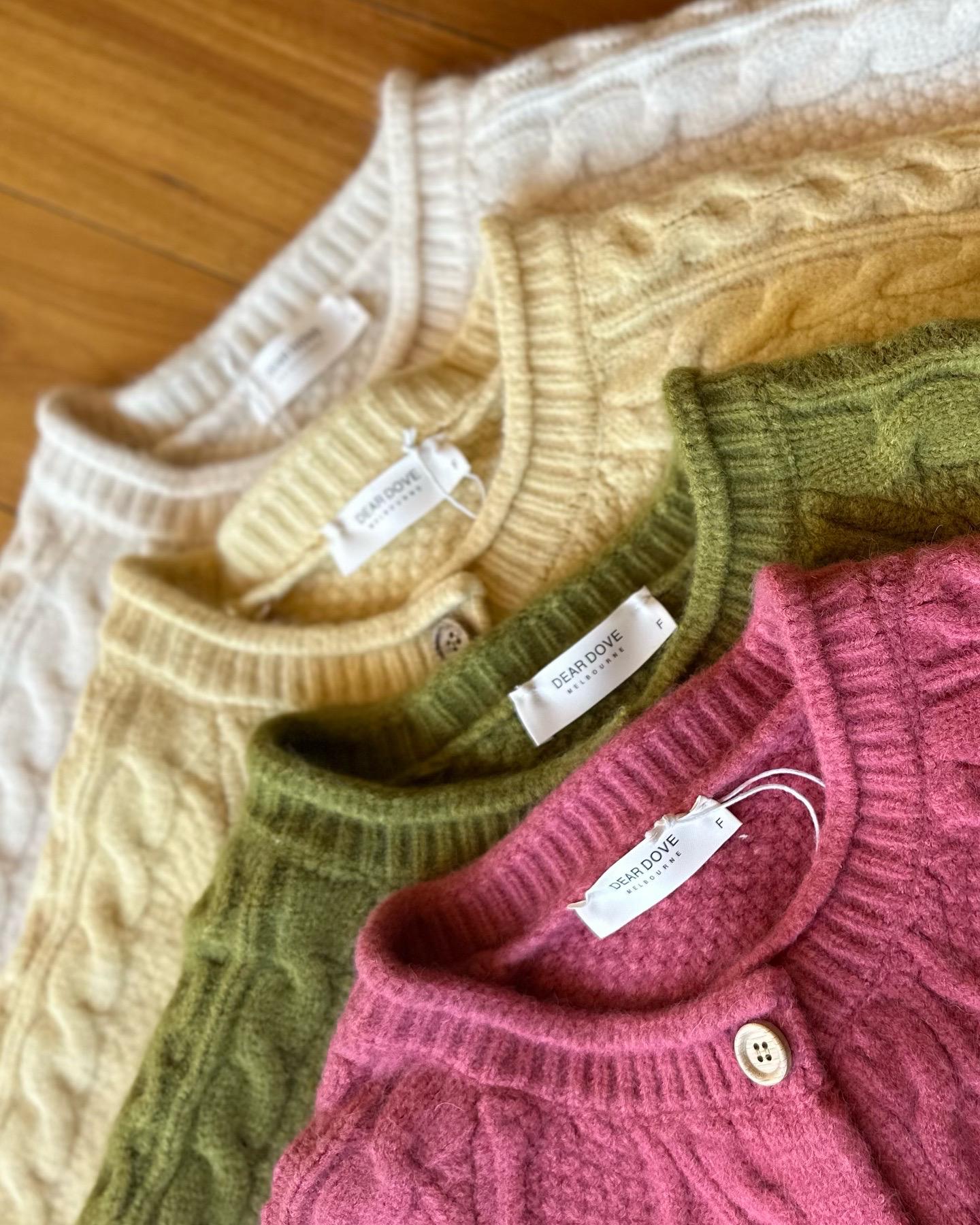 Chunky Wool Cable Knit Cardigan
