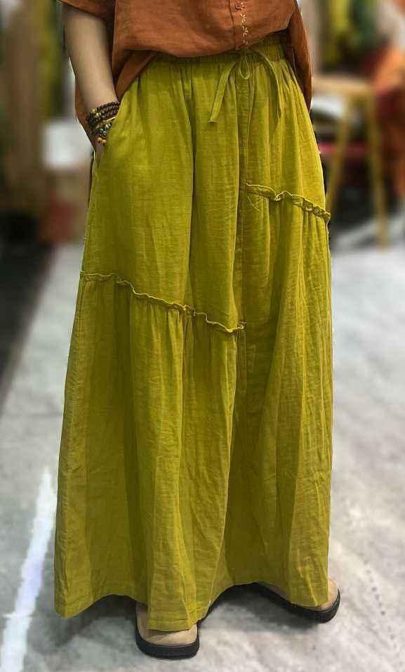 Cotton Maxi Skirt
