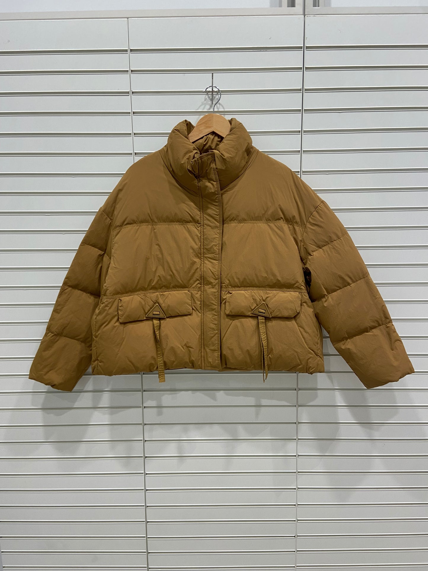 Ginger Feather Down Puffer Jacket