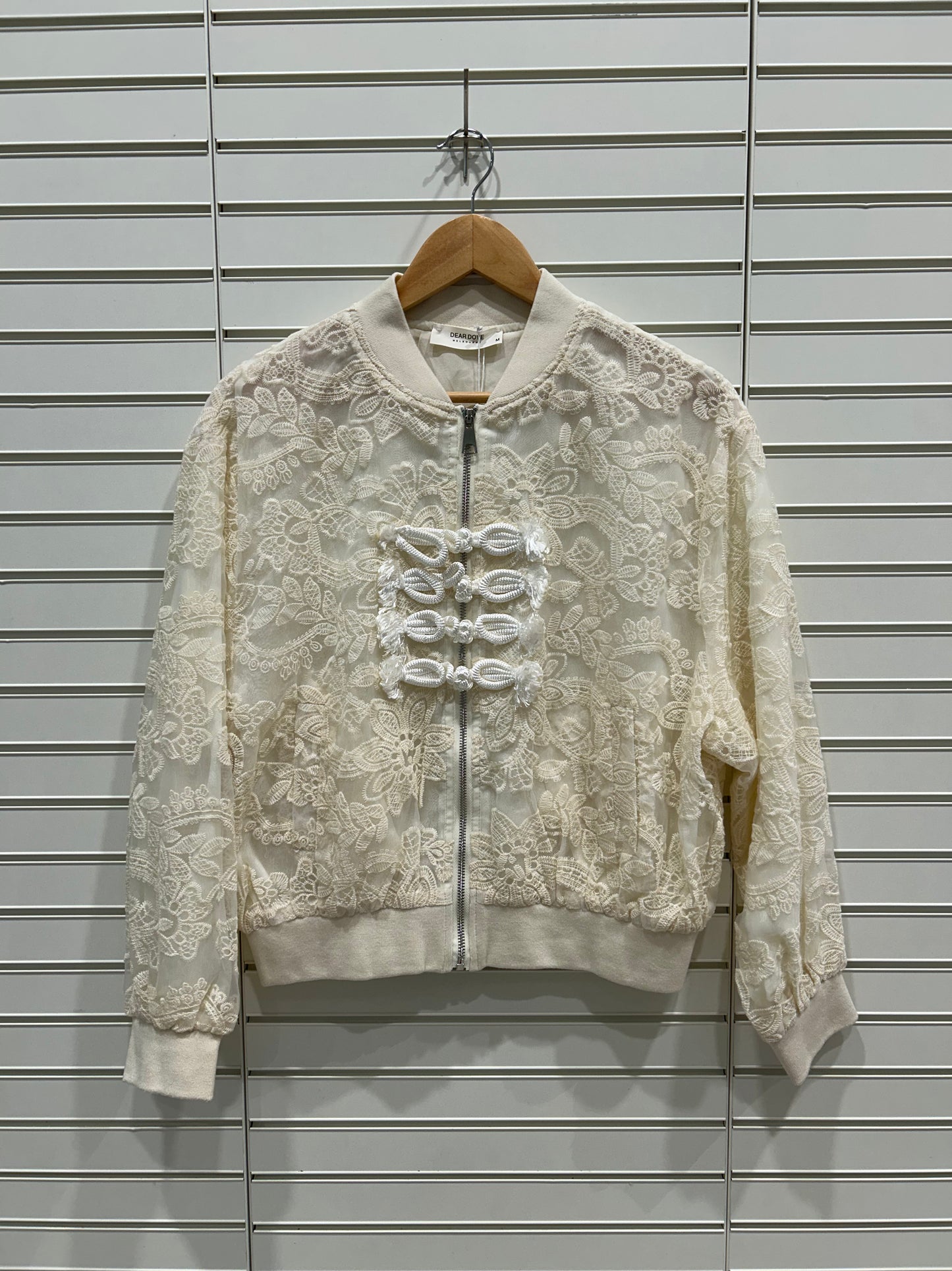 Lace Varsity Jacket