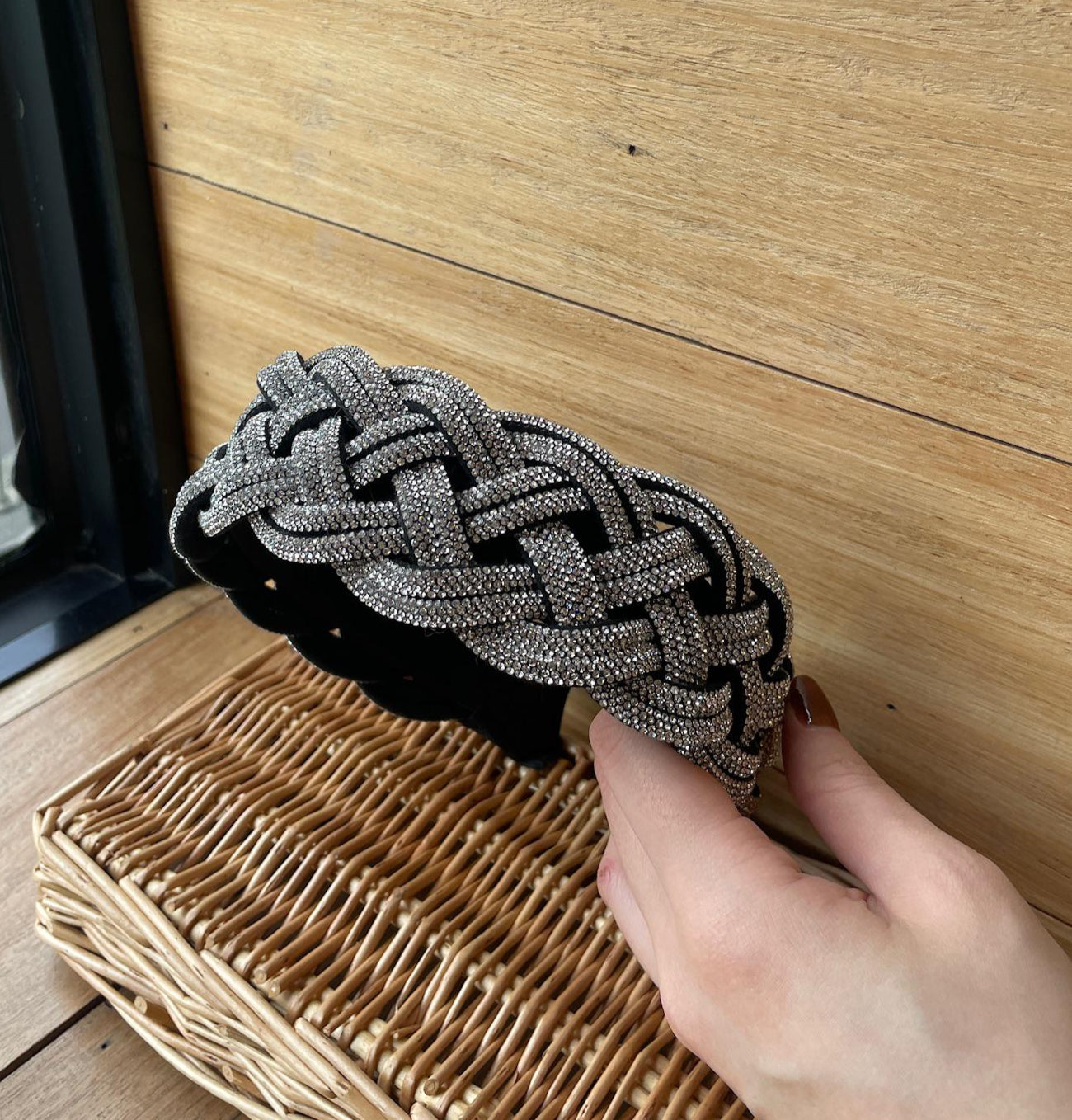 Maxi Braided Diamanté Headband