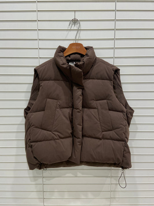 Chocolate Puffer Vest