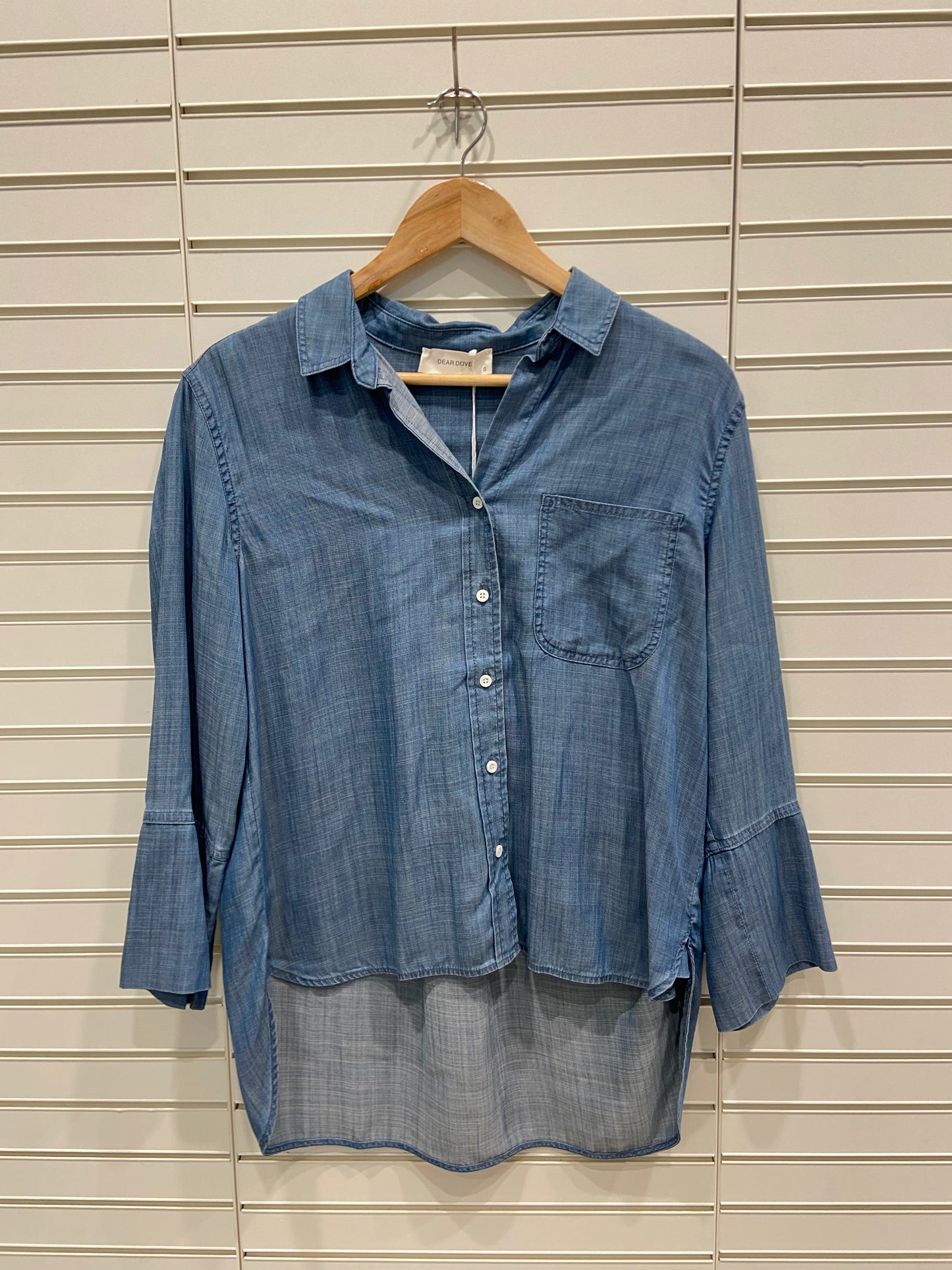 Gina Mid Wash Denim Shirt