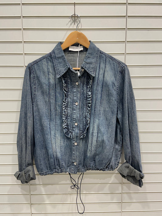 Sasha Dark Wash Denim Top