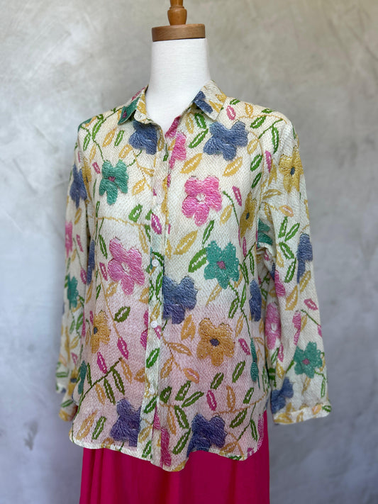 Floral Shirt - Lavender Mist