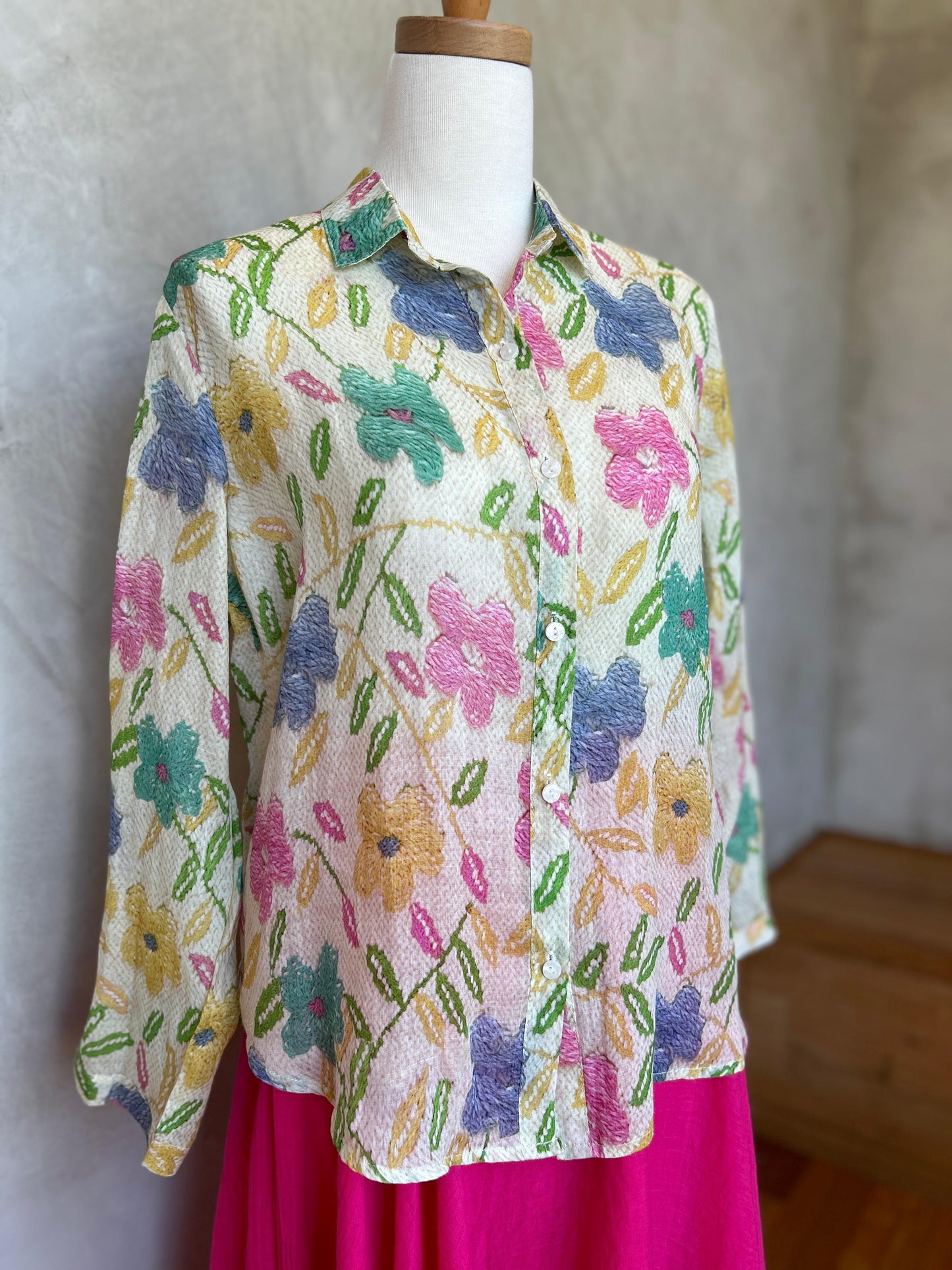 Floral Shirt - Lavender Mist