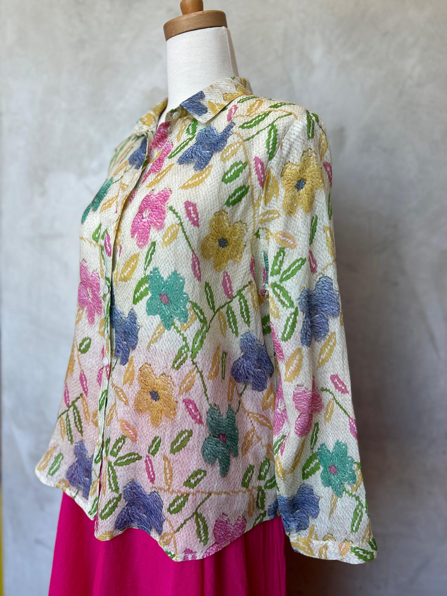 Floral Shirt - Lavender Mist