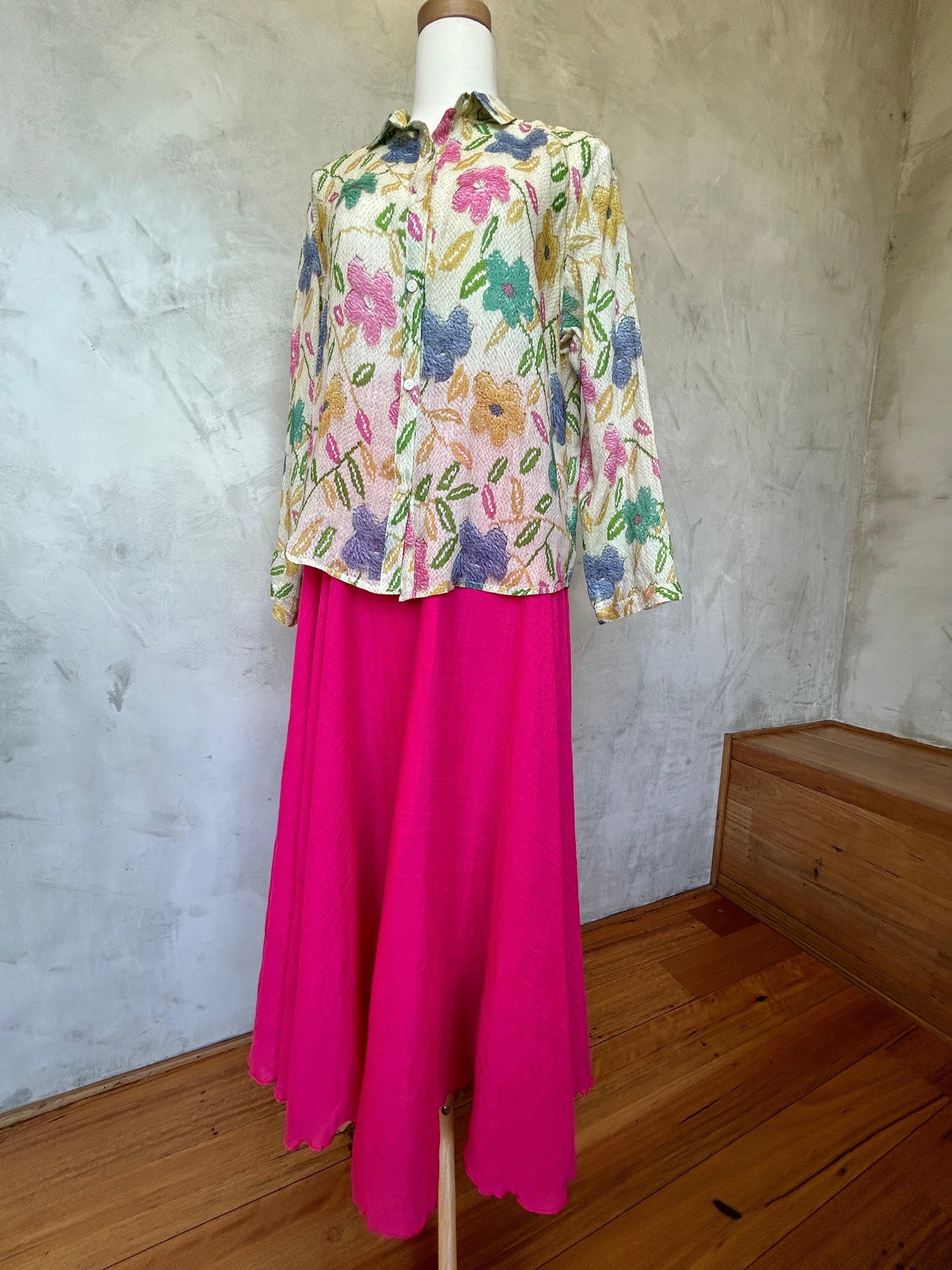 Floral Shirt - Lavender Mist