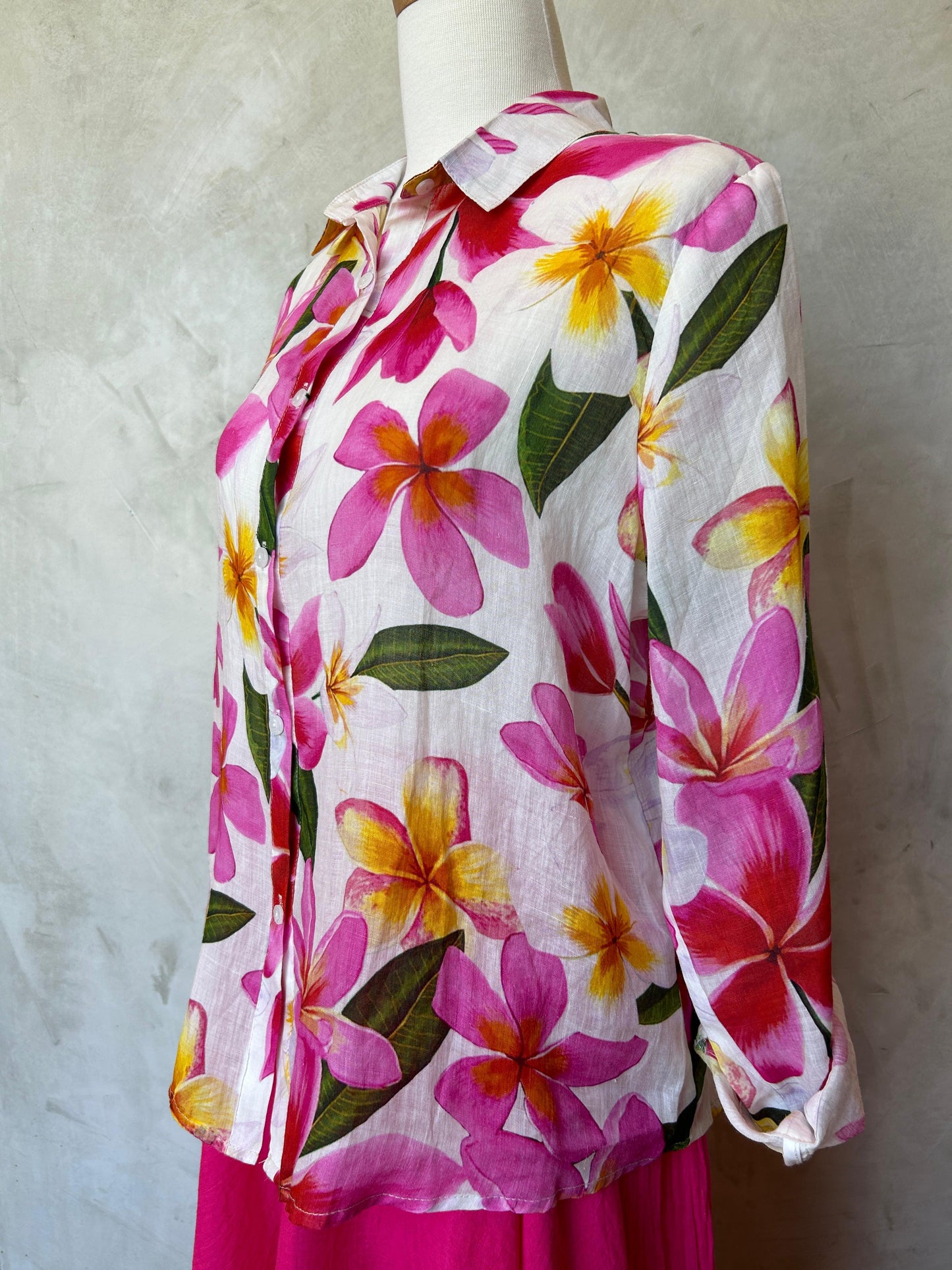 Floral Shirt - Indigo Flora