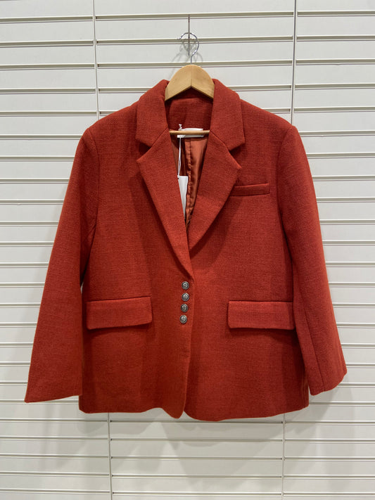 Aimee Red Blazer