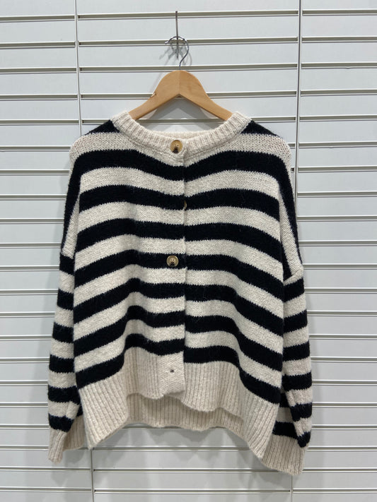 Phoebe Chunky Striped Cardigan