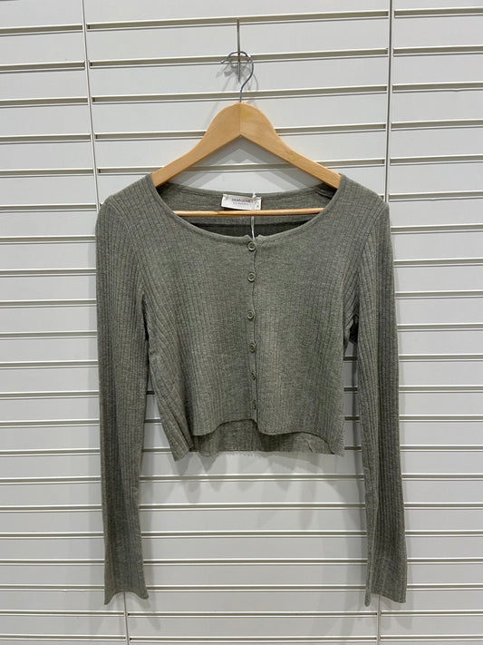 Sable Green Knit Cardigan