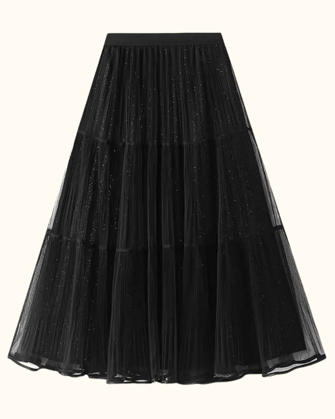 Pleated Tulle Skirt