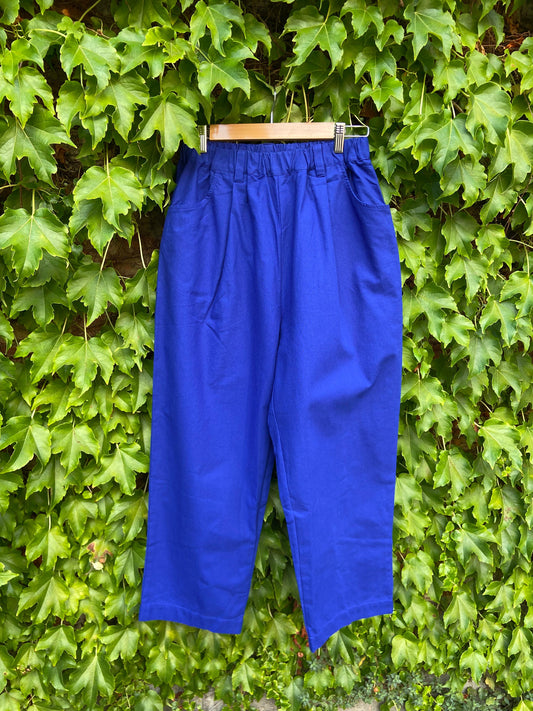 Premium Cotton Pants - Blue