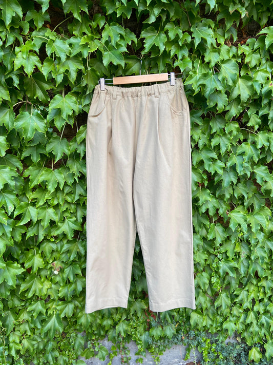 Premium Cotton Pants - Beige