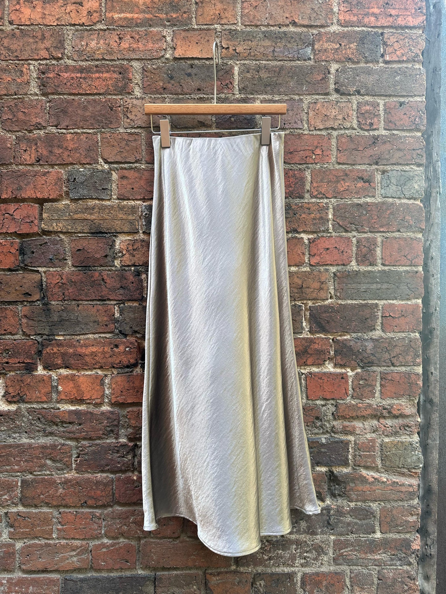 Satin Bias Cut Skirt