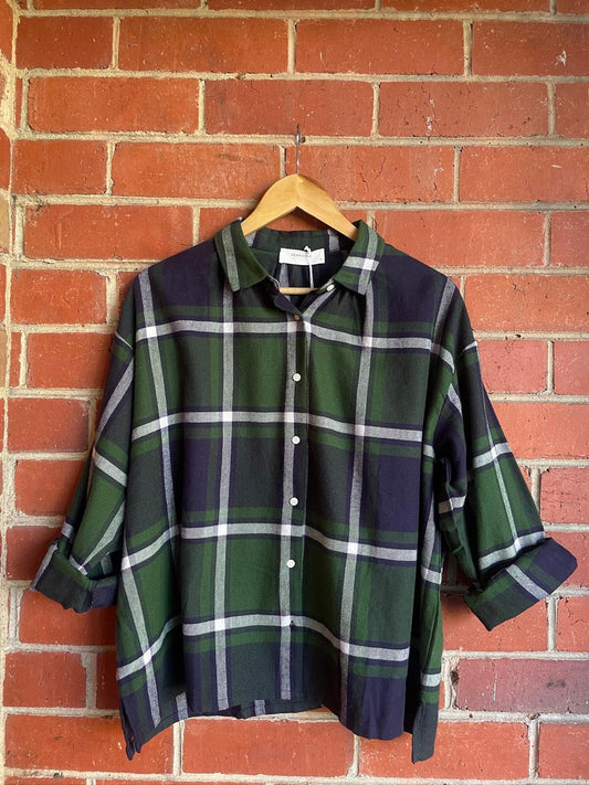 Green Tartan Shirt